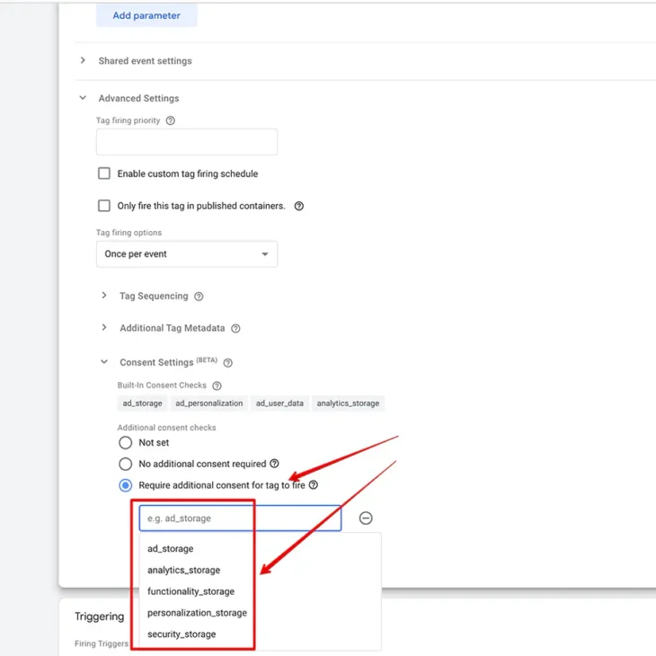 Google Tag Manager – Additional Consent Settings